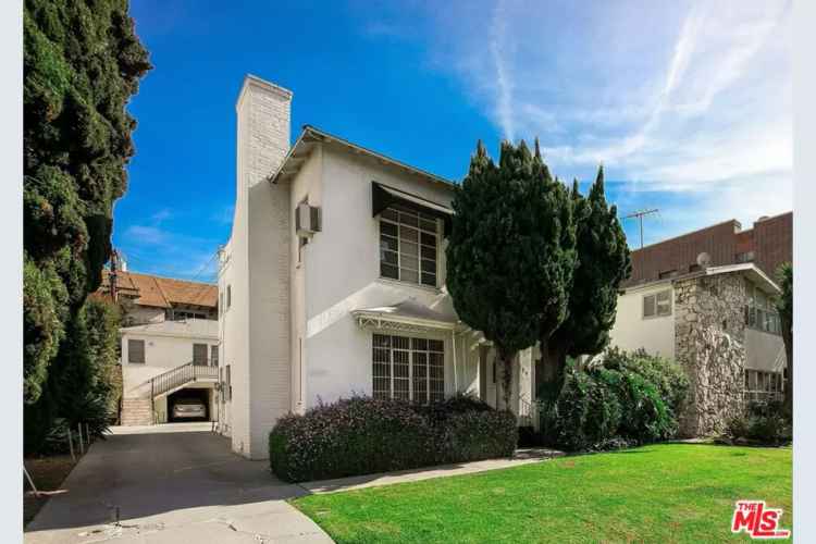 Beverly Hills Four-Unit Apartment Building Investment Opportunity