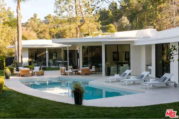 5 Bedroom 6 Bath Mid Century Home Trousdale Estates Beverly Hills