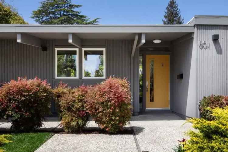Updated Eichler Home with Iconic Mid Century Features