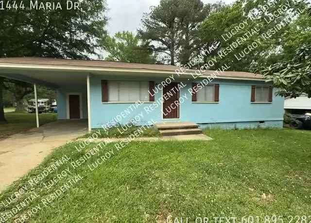 House For Rent , 1444, Maria Drive, Jackson, Mississippi