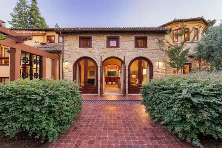 Luxury Hacienda-Style Home in Barron Park