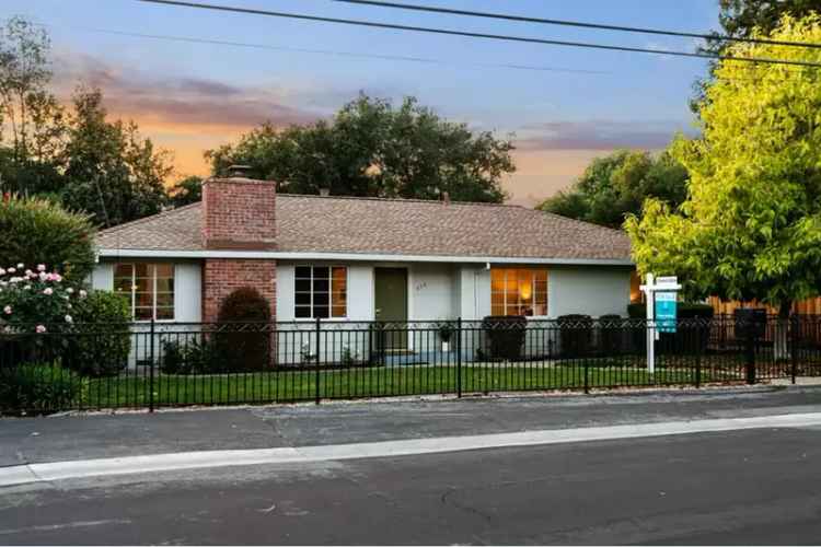 Palo Alto Barron Park Home Detached Cottage 8500 Sq Ft Lot